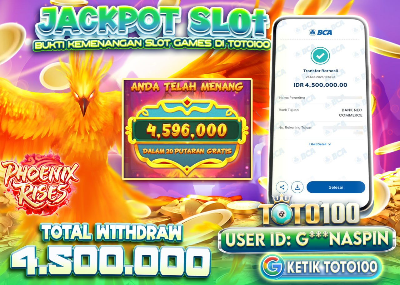G***NASPIN JACKPOT PHOENIX RISES Rp 4.500.000 - LUNAS